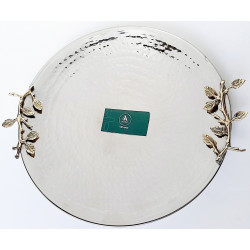 Round leafs plate