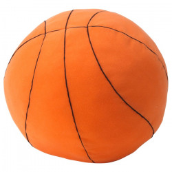 BOLLKÄR Soft toy, basketball/orange