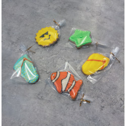 Miscellaneous summer themed cookies
