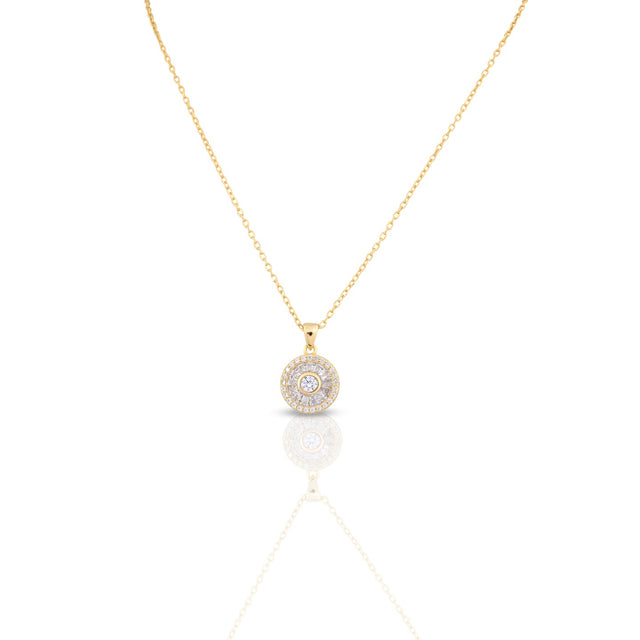 Sparkling Zircon Necklace