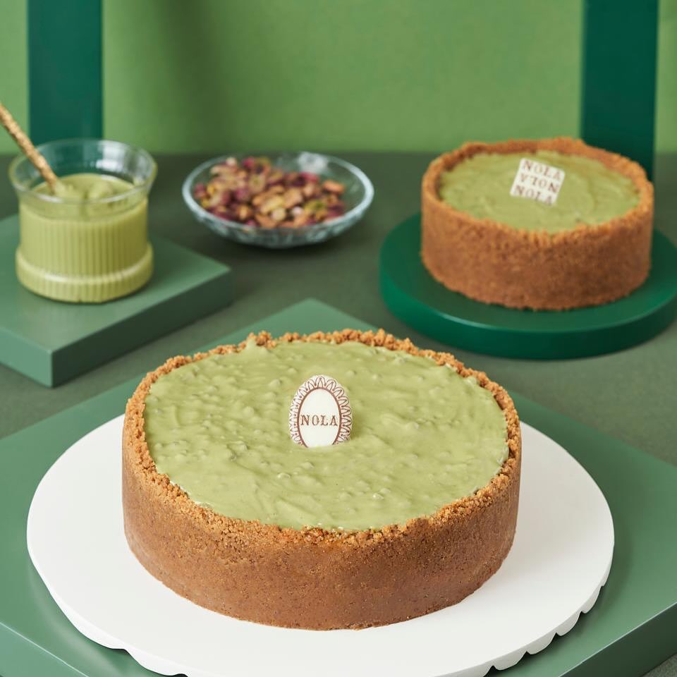 Pistachio Crunch Cheesecake