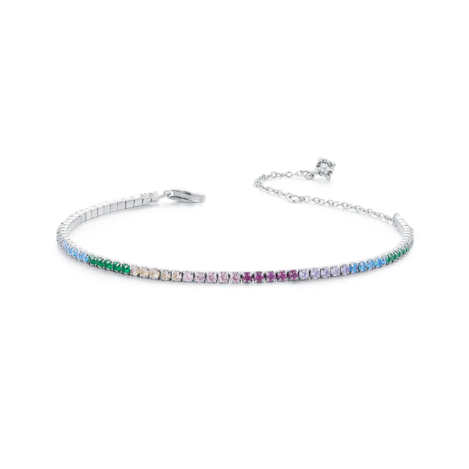 Colorful Tennis Bracelet