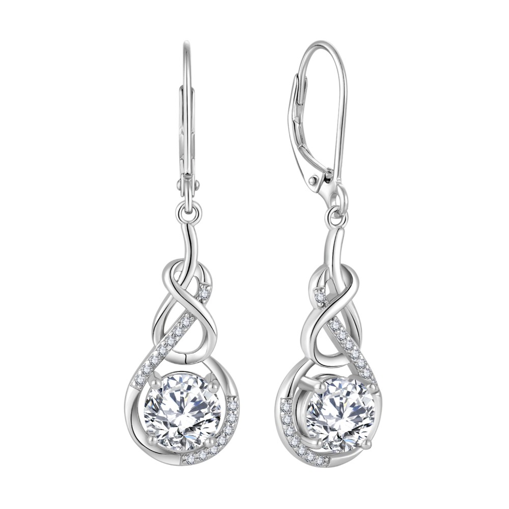 Infinity Zircon Earrings