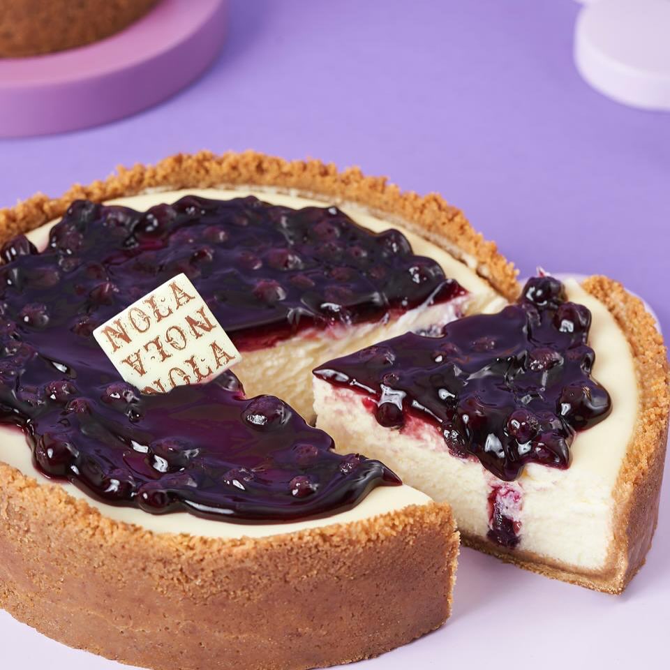 Blueberry cheesecake