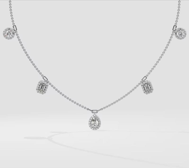 Sparkling Shapes Necklace